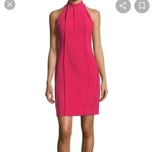 NWT Elie Tahari hot pink mini dress size 4